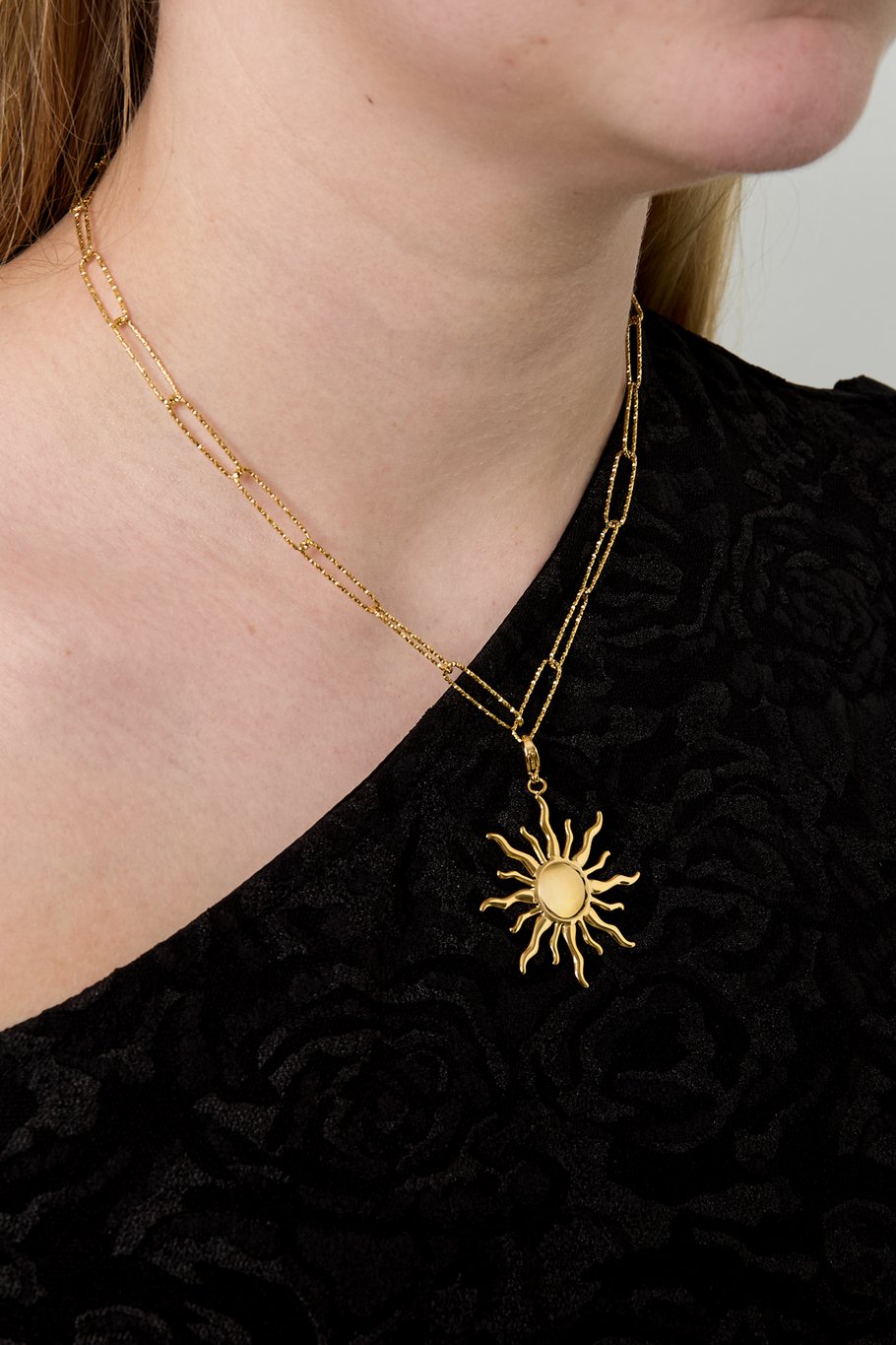 Kette Halsketten Kette Täglich Täglich Einfache Serie frauen schmuck h5Bild2